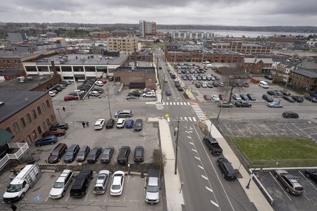 Parking lots are often bigger than the buildings they surround.