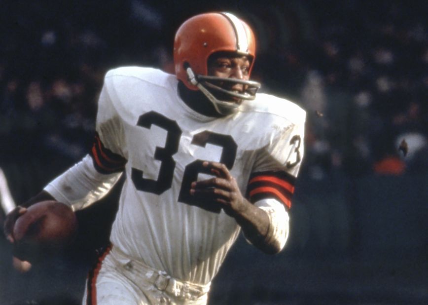 Brown went to nine Pro Bowls during his NFL career, and he finished with 12,312 rushing yards and 2,499 receiving yards. He ran for 106 touchdowns and caught 20.