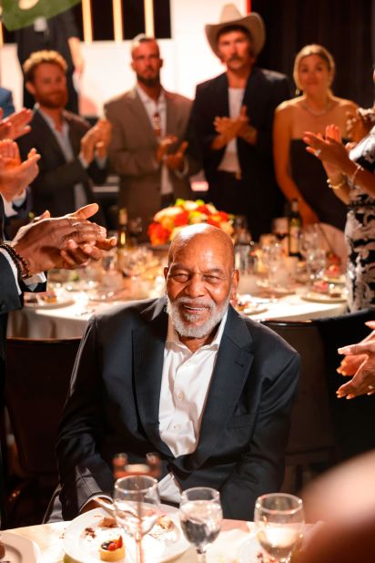 Brown attends a gala for the Harold and Carole Pump Foundation, which raises money for cancer research, in 2022.