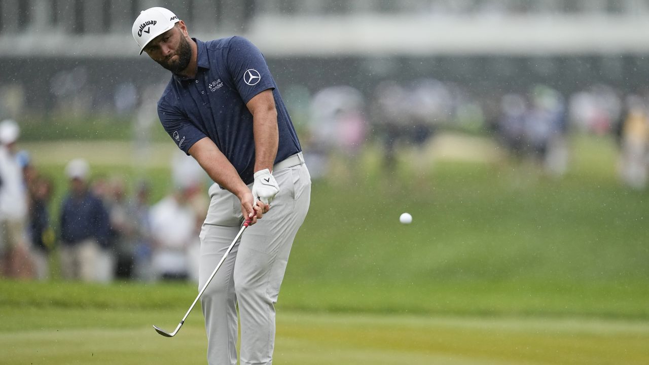 Rahm improved substantially on his first round showing.