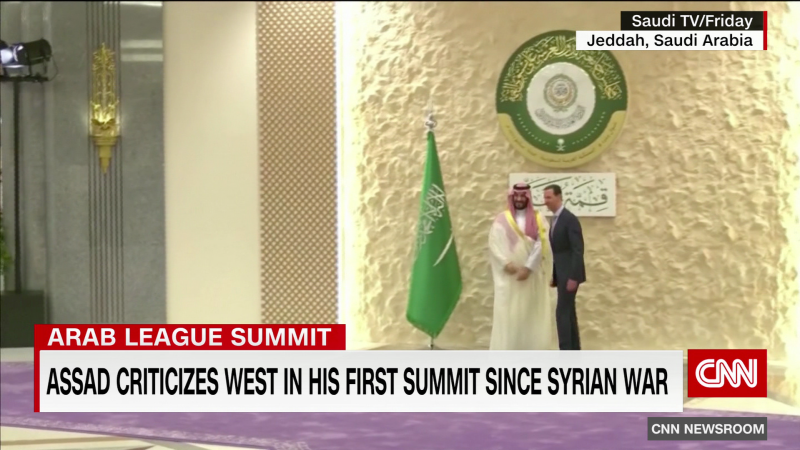 Syrian President Assad attacks West during first speech to Arab League Summit in more than a decade | CNN