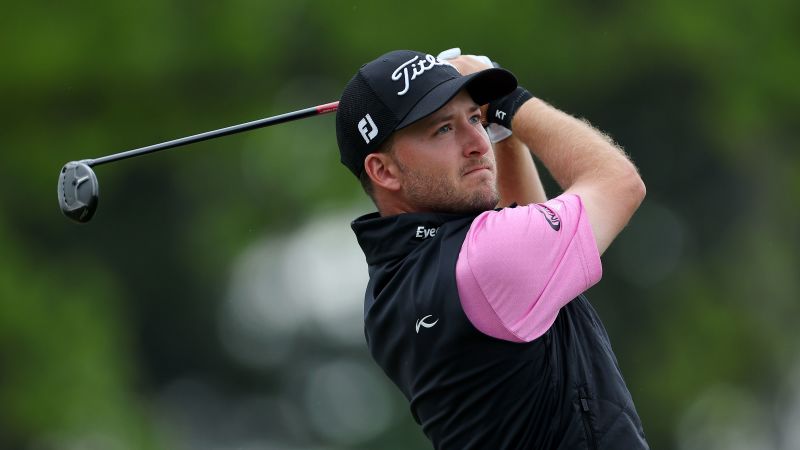 NextImg:PGA Championship: Lee Hodges sees ball finally drop in after 30 seconds on edge of hole, then gets penalized | CNN