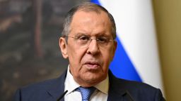 Russian Foreign Minister Sergey Lavrov attends a joint press conference with his Belarusian counterpart Sergei Aleinik following their talks in Moscow, Russia May 17, 2023. Natalia Kolesnikova/Pool via REUTERS