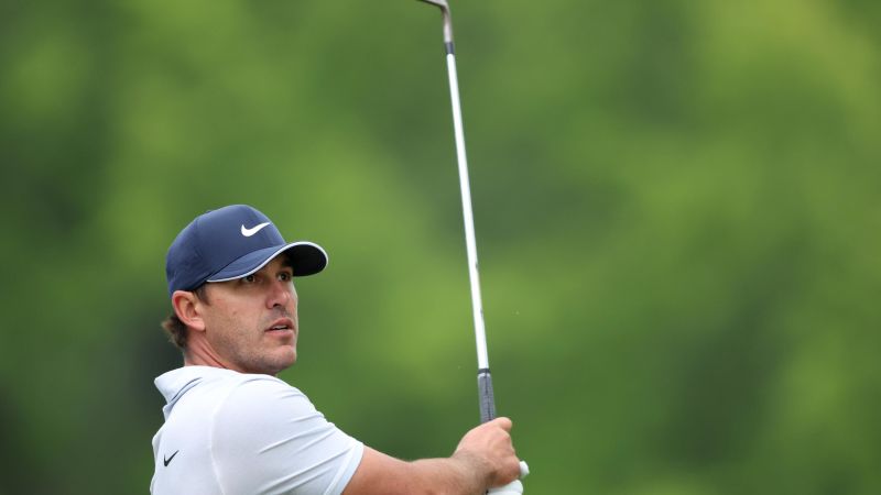NextImg:PGA Championship: Brooks Koepka capitalizes on Corey Conners' late nightmare to take the lead into final round | CNN