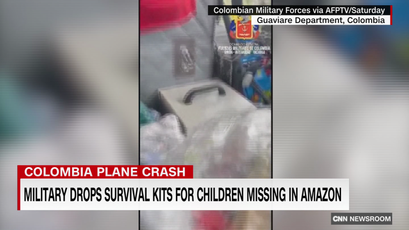 Colombia’s military drops survival kits for children missing in Amazon | CNN