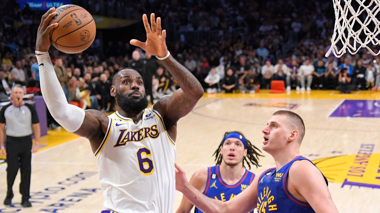LeBron James added 23 points for the Lakers.