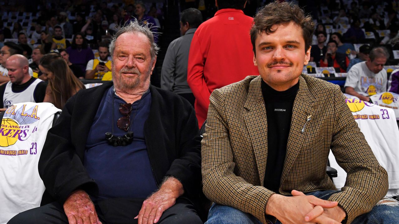 Longtime Lakers fan Jack Nicholson attended the game.