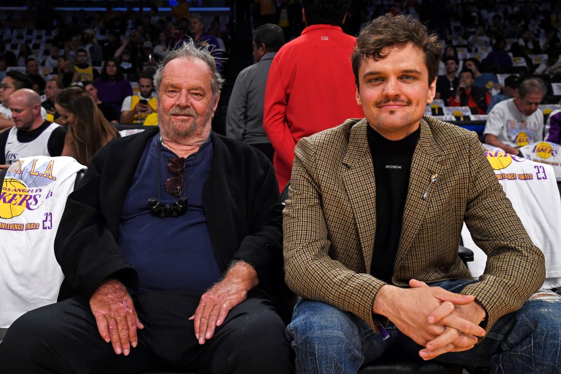 Longtime Lakers fan Jack Nicholson attended the game.