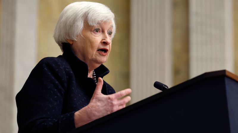 NextImg:Janet Yellen reaffirms June 1 as hard deadline to raise the debt ceiling | CNN Business