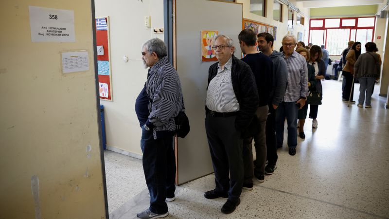 Greece’s ruling conservatives take commanding lead in elections but fail to secure outright majority | CNN