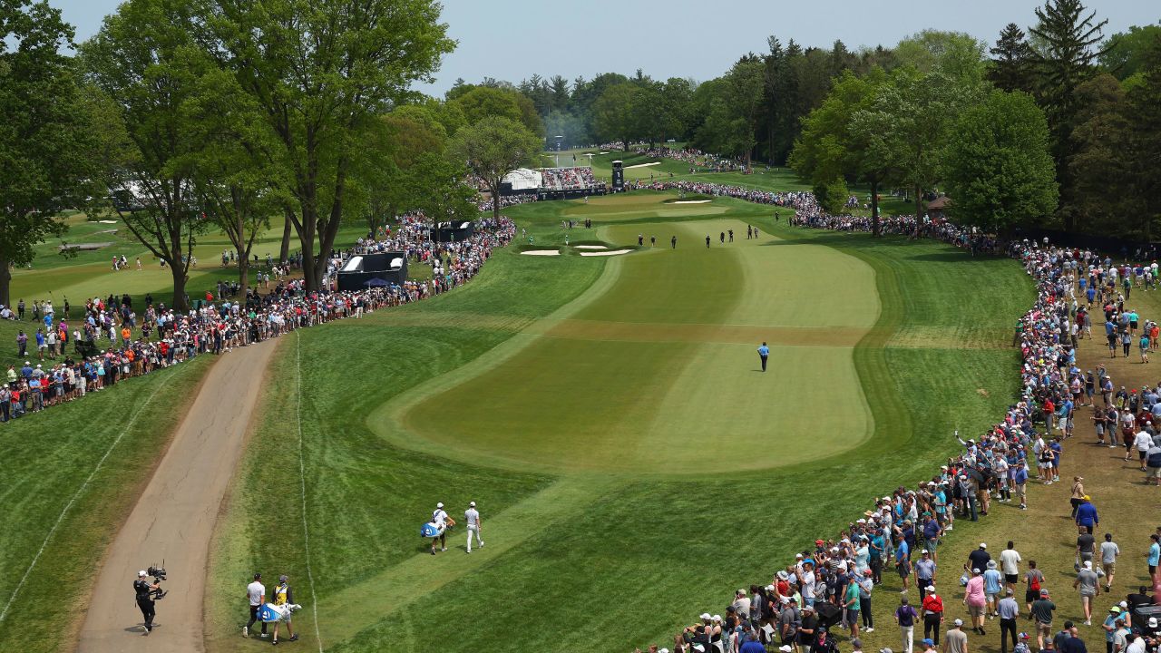 Crowds flocked to watch Block and McIlroy during the final round.