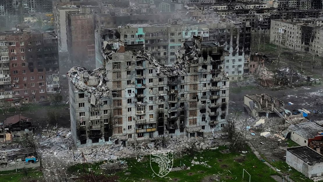 The city has been devastated during the months-long Russian assault.