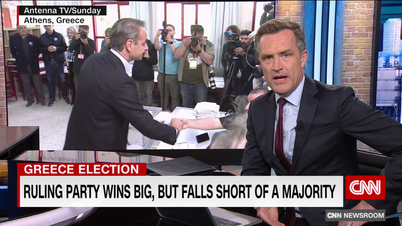 Greece’s ruling party wins big, but falls short of a majority | CNN