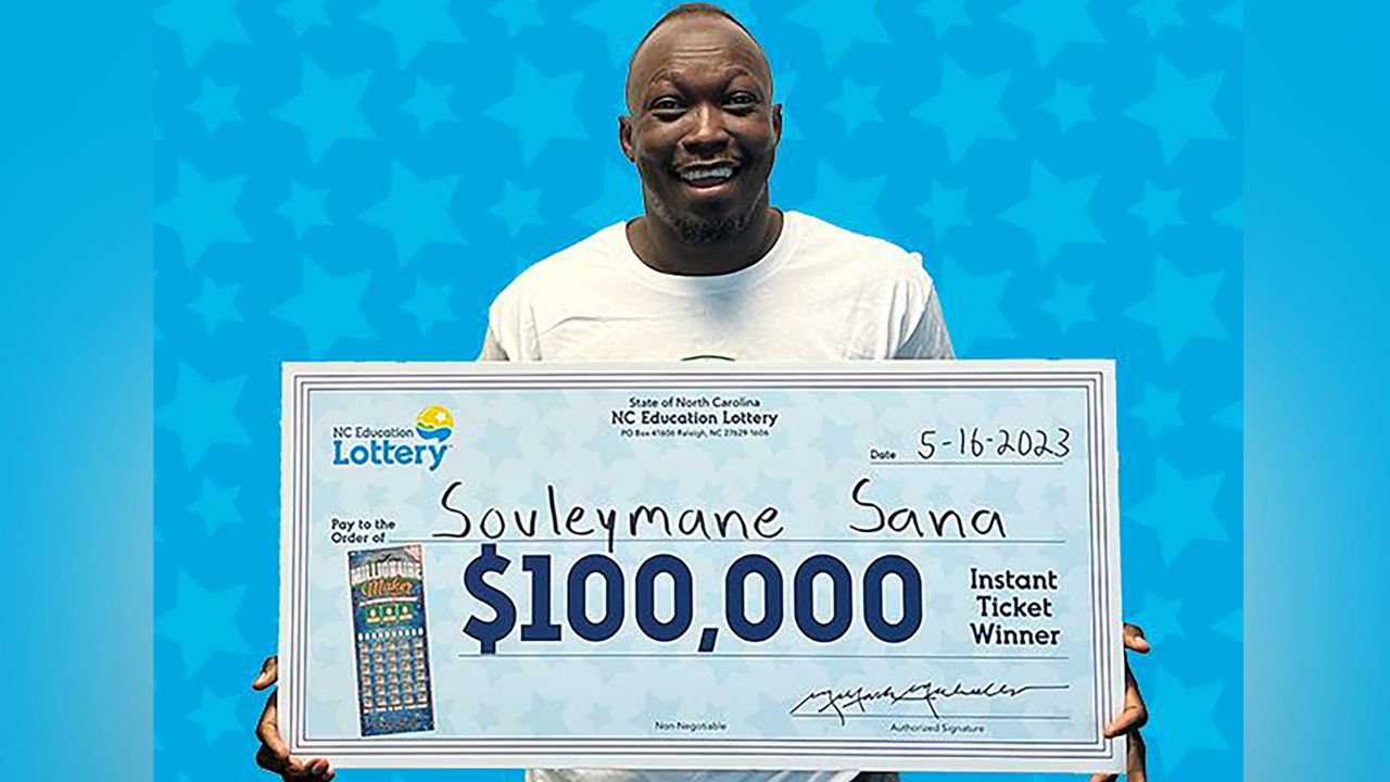 Souleymane Sana is planning to use his lottery winnings to help build classrooms for children in his hometown in Mali.