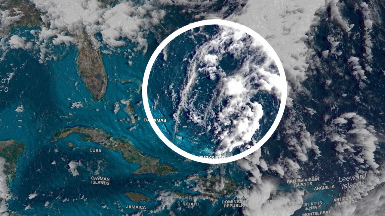 A disturbance in the Atlantic near the Bahamas has a low chance of development this week.