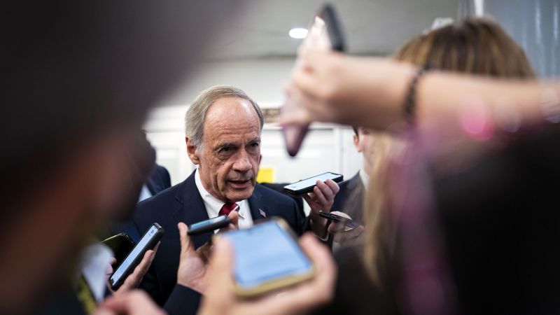NextImg:Longtime Democratic Sen. Tom Carper says he will not seek reelection | CNN Politics