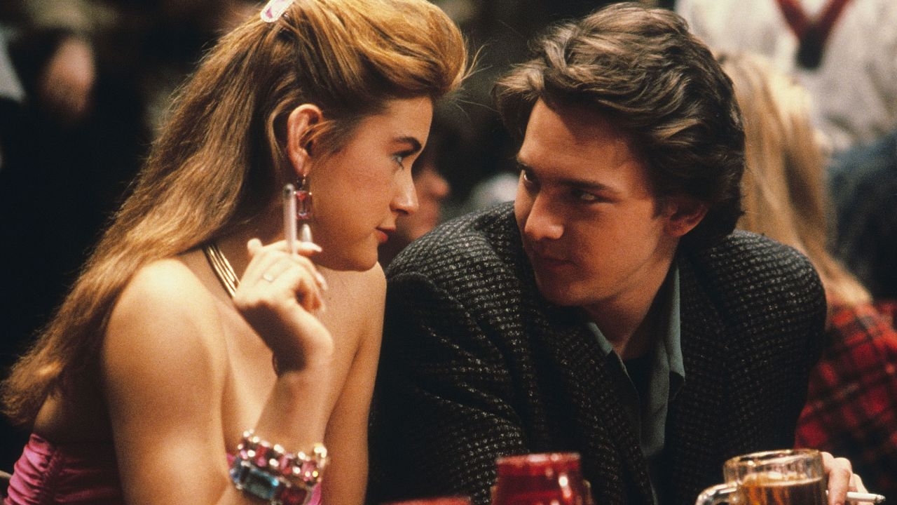 Demi Moore and Andrew McCarthy in "St Elmo's Fire."