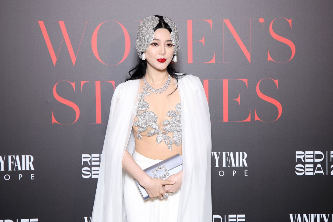 Fan Bingbing attends the Red Sea International Film Festival's "Women's Stories Gala" in partnership with Vanity Fair Europe on May 18, 2023 in Cap d'Antibes, France.