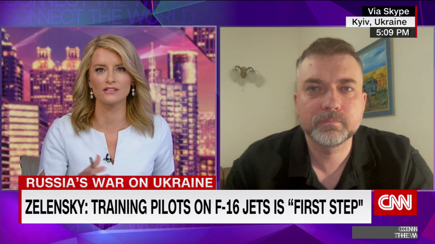 exp Ukraine F-16 Lynda Kinkade and Fmr. Ukrainian Defense Minister Live 052210ASEG2 CNNI World_00002001.png