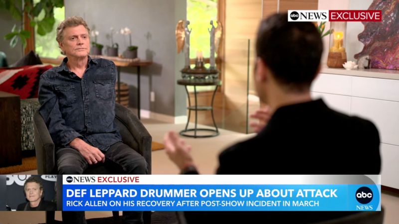 Def Leppard drummer Rick Allen talks recovery after recent attack