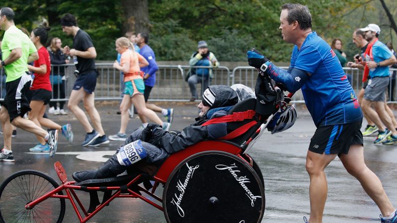 NextImg:Rick Hoyt, whose late father pushed him through decades of Boston Marathons and other races, has died at 61 | CNN