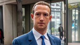 Mark Zuckerberg, chief executive officer of Meta Platforms Inc., arrives at federal court in San Jose, California, US, on Tuesday, Dec. 20, 2022. 