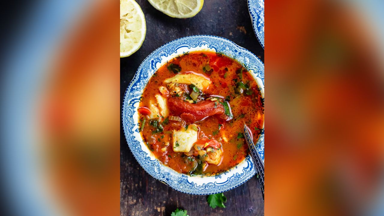 Mediterranean fish soup.