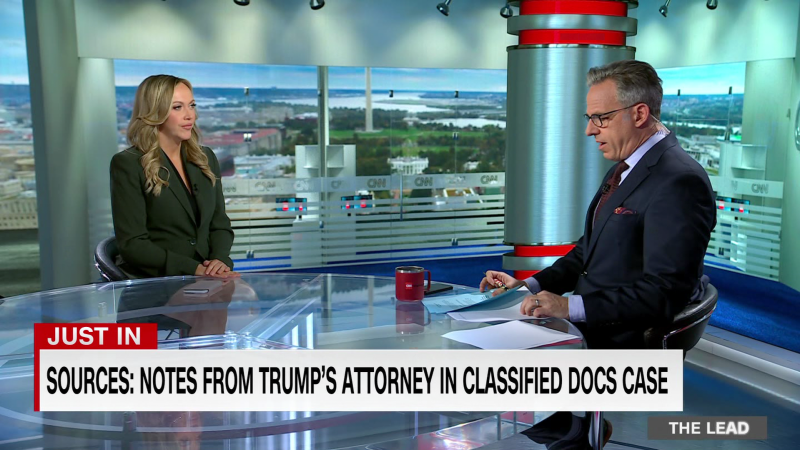 Sources: Donald Trump’s attorney took notes that say Trump wanted to fight subpoena for classified docs | CNN
