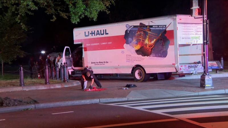 Man who crashed U-Haul into White House barrier pleads guilty