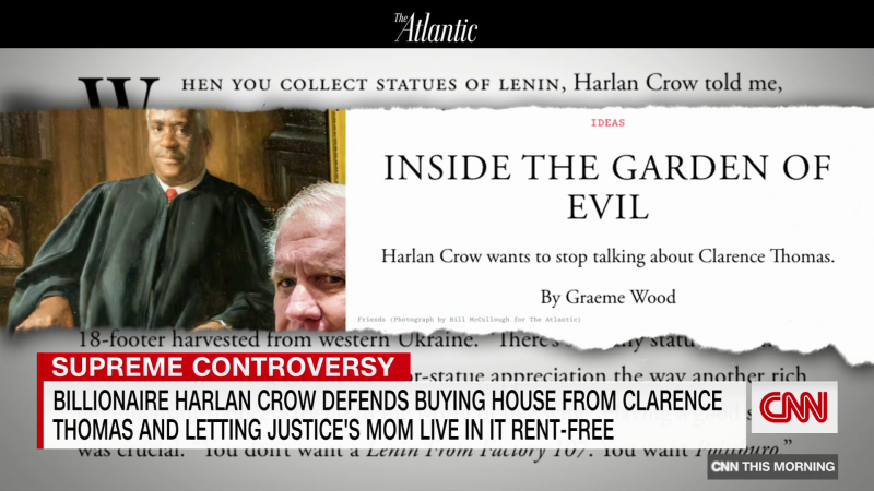 Harlan Crow denies influence over Justice Thomas | CNN
