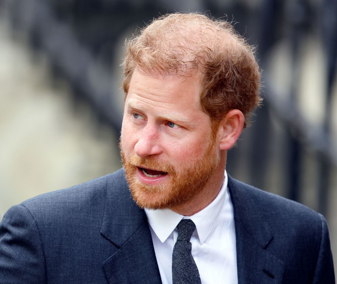 Prince Harry arrives at the Royal Courts of Justice on March 30, 2023 in London, England.  