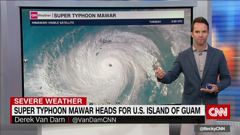 Super Typhoon Mawar heads for U.S. island of Guam   | CNN