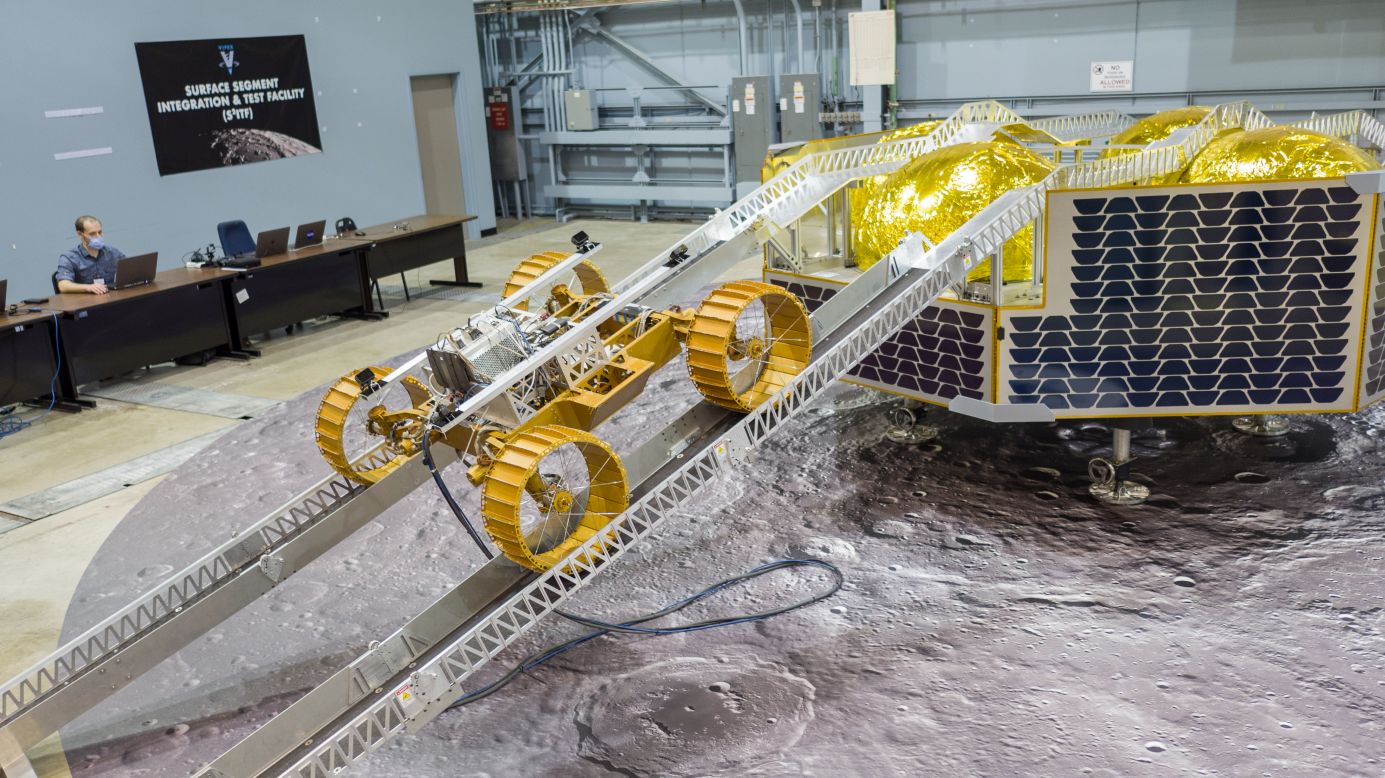 NASA's VIPER (Volatiles Investigating Polar Exploration Rover) is a lunar rover which, among other objectives, will search the moon's South Pole for water.