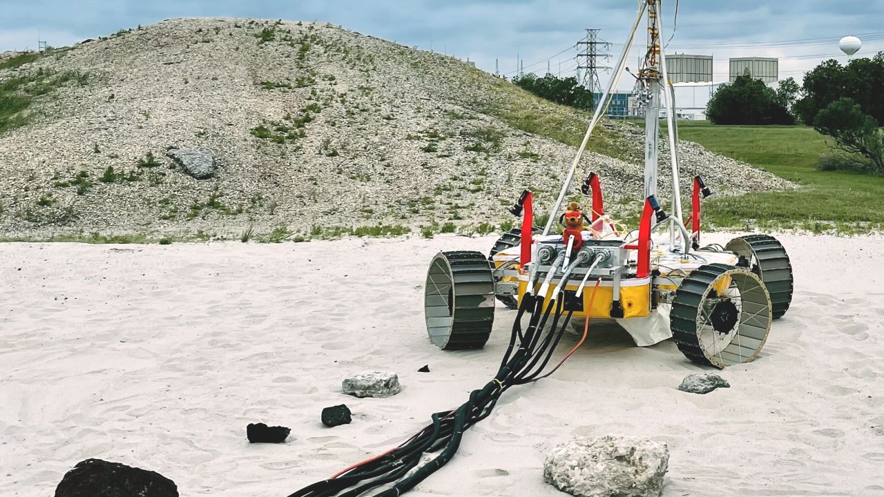 All rovers must undergo stringent testing before they are considered for launch. Pictured here: Engineers test a prototype version of VIPER.