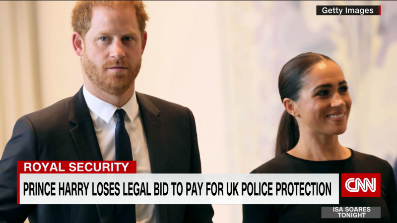 Prince Harry loses legal bid to pay for UK police protection  | CNN