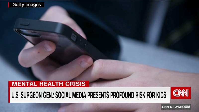 U.S. surgeon general issues new warning about excessive social media use by kids