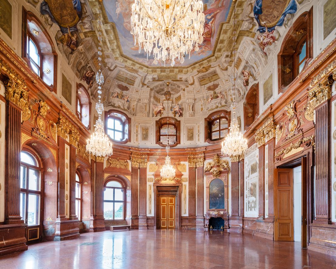 Upper Belvedere inside: Marble hall