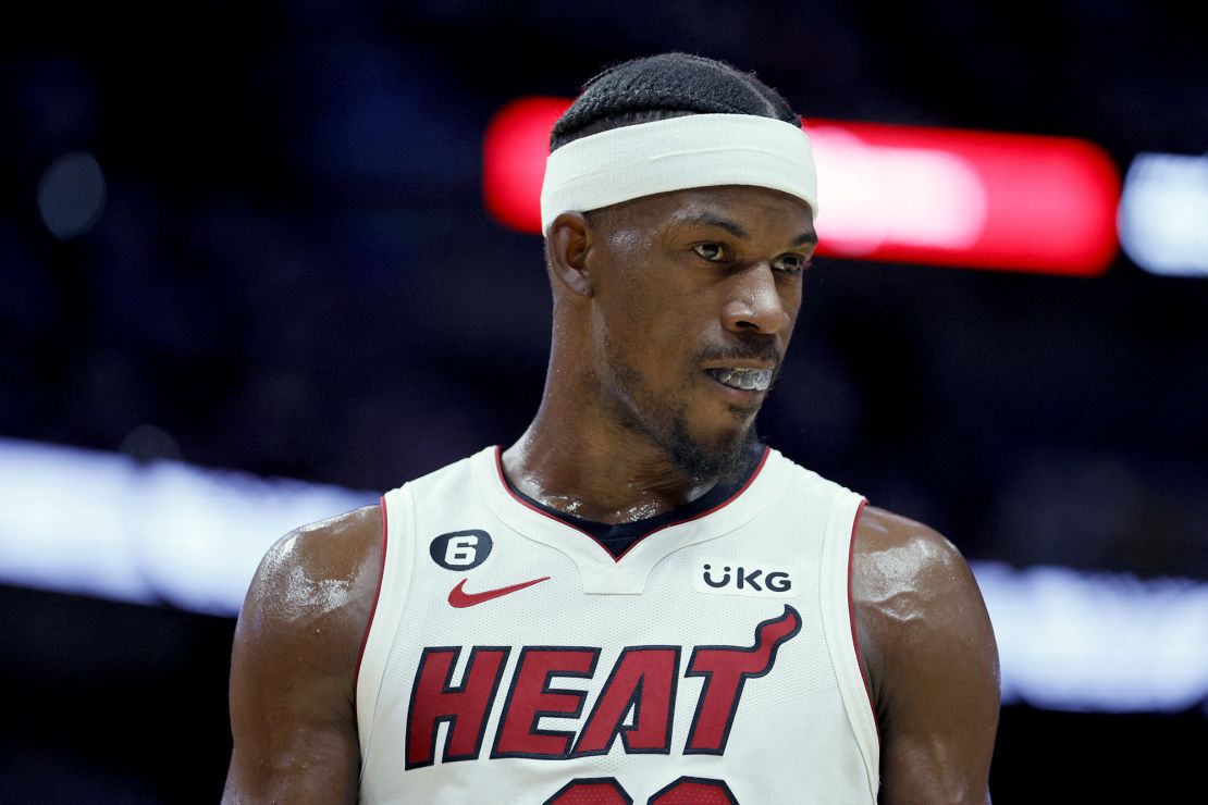 Miami Heat forward Jimmy Butler was not at his best in the loss.