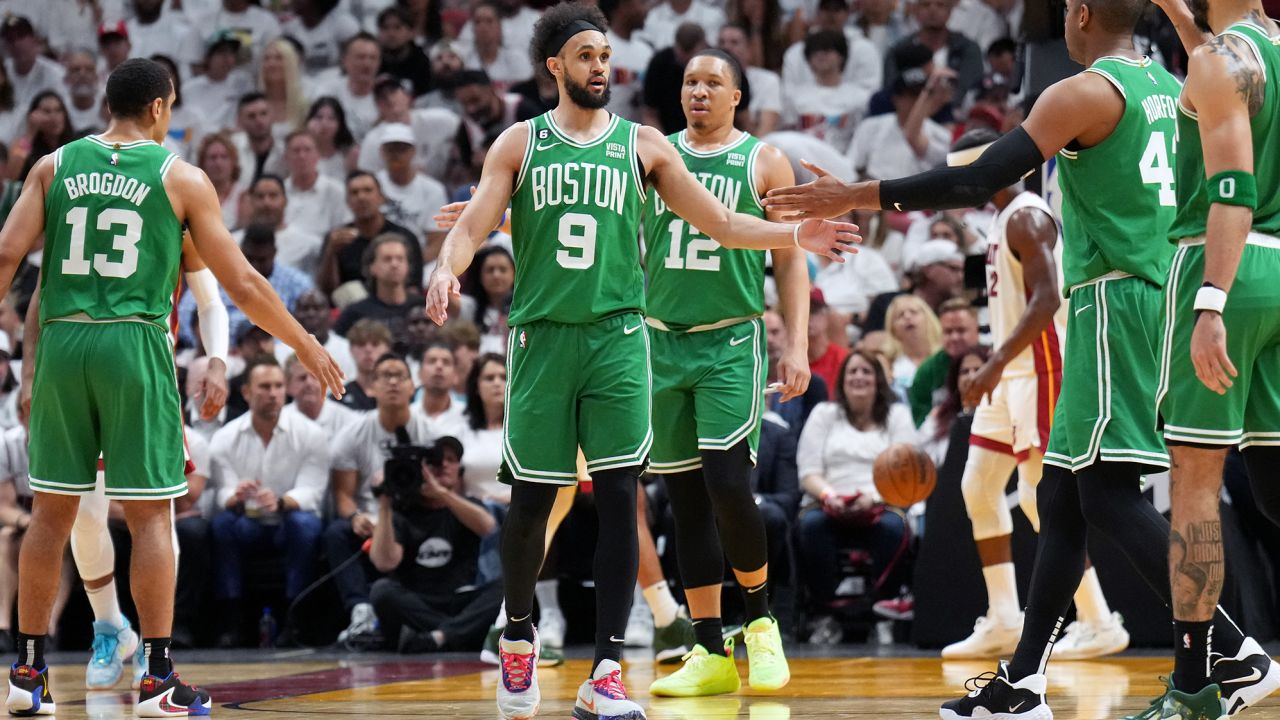 The Celtics trail the series 3-1 after winning Game 4.