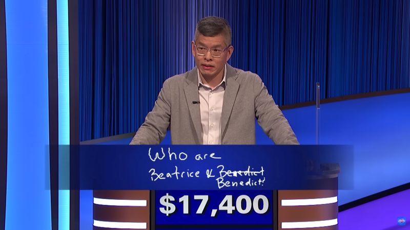 NextImg:'Jeopardy!' star Ben Chan's winning streak ends with a misspelling | CNN