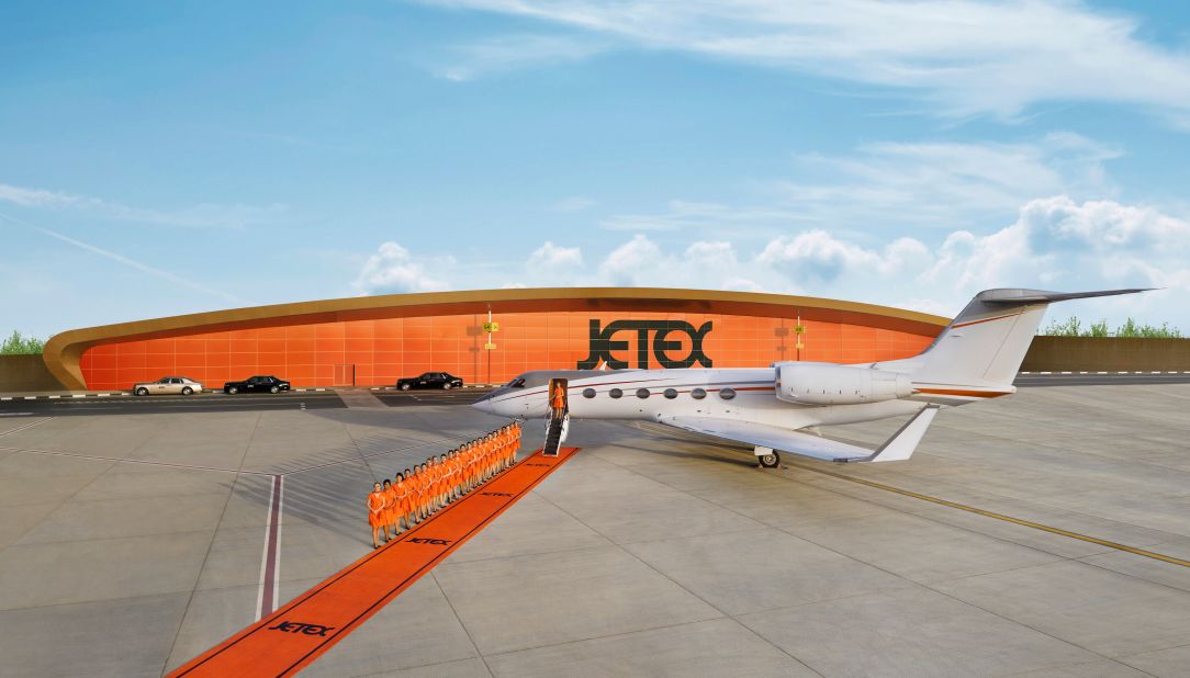 Private aviation company Jetex is trying to reduce its emissions by deploying sustainable aviation fuel and creating the world's first "pure green" private terminal. <strong>Scroll through the gallery to see more ways aviation is attempting to decarbonize.</strong>