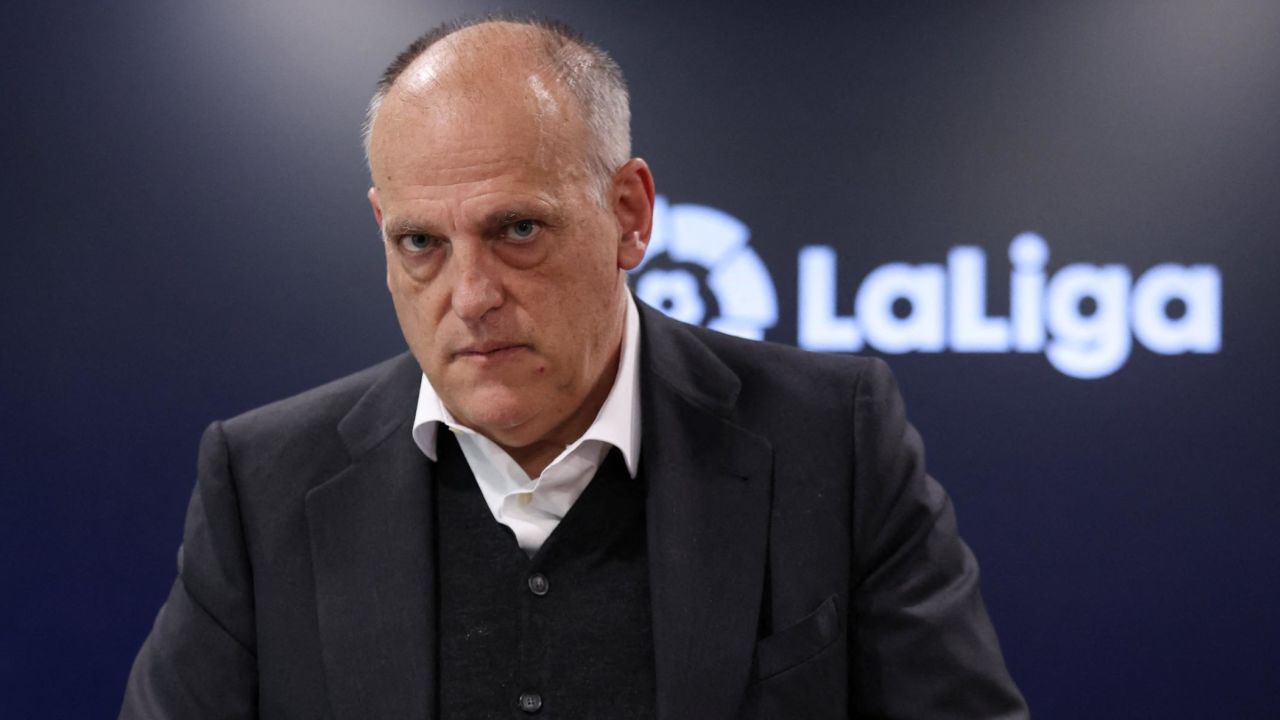 Javier Tebas has been criticized for LaLiga's handling of racist abuse.