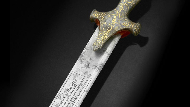 NextImg:Sword of Indian ruler slain by British sells for more than $17 million at auction | CNN
