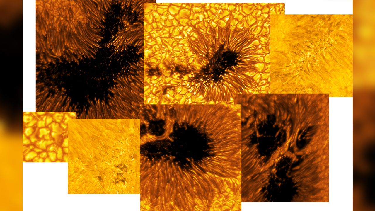 A mosaic of new and unprecedented solar images was captured by the Inouye Solar Telescope during its first year of operations.
