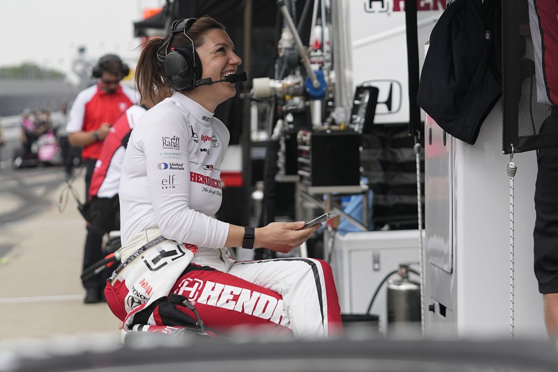 Katherine Legge is taking part in her third Indy 500 this weekend.