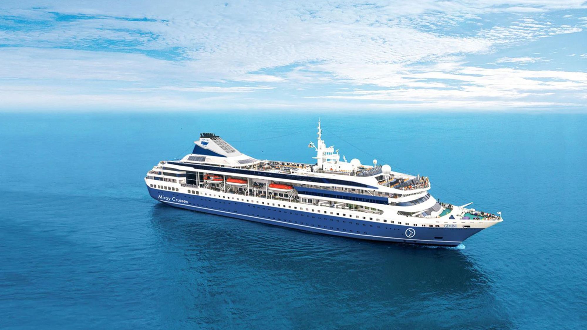 The "world's first – and only – three-year cruise” was scheduled to begin on MV Gemini, pictured in a rendered image, in November.