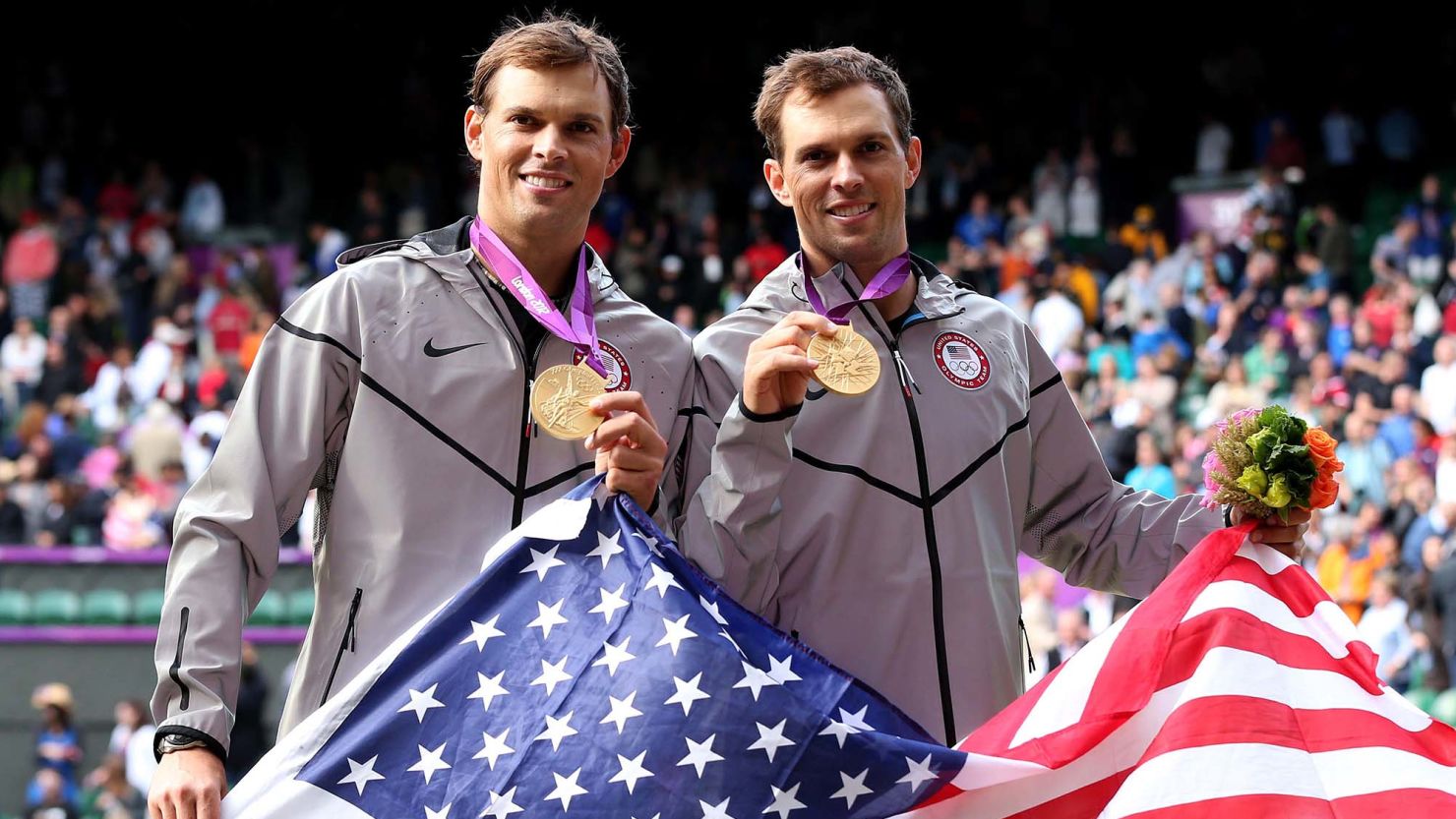 The Bryan brothers won Olympic gold in London in 2012. 