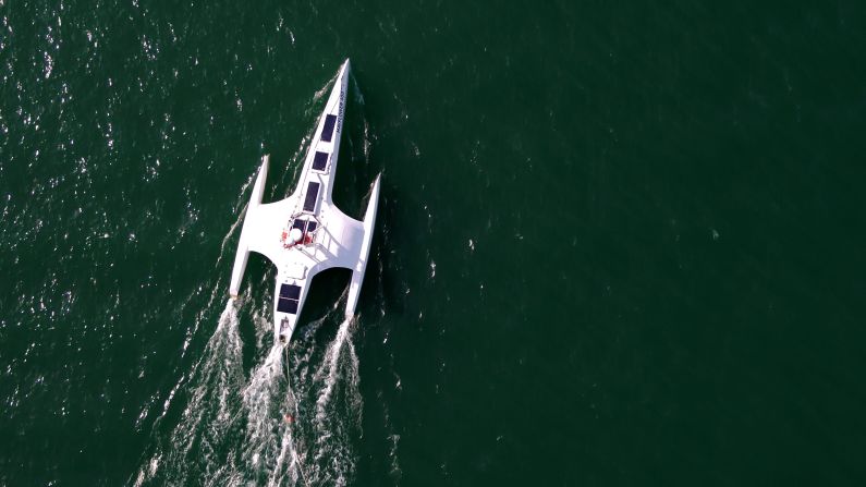 Fitted with six AI-powered cameras and 30 onboard sensors, the Mayflower 400, an autonomous research vessel designed to commemorate the 400th anniversary of the original Mayflower voyage, <a href="index.php?page=&url=https%3A%2F%2Fedition.cnn.com%2Fvideos%2Fbusiness%2F2022%2F07%2F03%2Fmayflower-autonomous-ship-ibm-promare-orig-jc.cnn" target="_blank">sailed from Plymouth, UK, across the Atlantic Ocean</a> to arrive in Massachusetts, US, in 2022. 