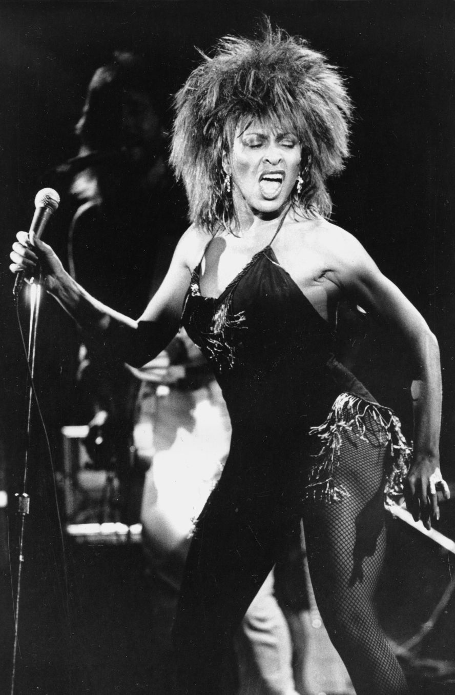 Turner performs "What's Love Got to Do With It," a hit song from her 1984 album "Private Dancer." Although she didn't like the song at first and had to be talked into recording it, it made her, at 44, the oldest female artist to score a No. 1 hit.