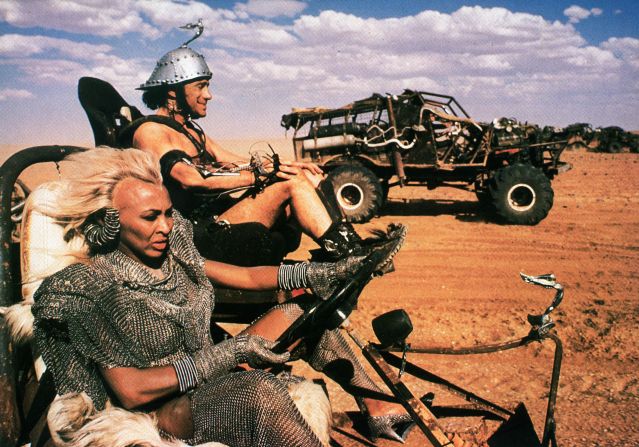 Turner stars in the the film "Mad Max Beyond Thunderdome" in 1985.